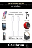 Iphone 15 14 13 12 11 X 8 7 Plus Ipad Uyumlu Lightning Uyumlu Kulaklık Çevirici Aux Dönüştürücü - 4