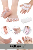 Premium A Kalite Kemik Büyümesi Karşıtı Şekil Bozukluğu Ayak 5 Parmak Ayıran Silikon Bunyon Ayırıcı - 3