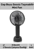 Özel Üretim Usb Şarjlı 3 Kademeli Sessiz Taşınabilir Mini Fan Pervaneli Soğutucu Küçük Vantilatör thumbnail 1