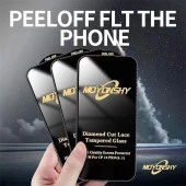 İphone 14 pro 3D Elmas Kesim Diamont Cam Ekran Koruyucu thumbnail 2