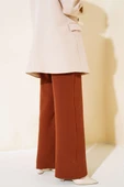 Kemerli Çımalı Salaş Pantolon Kahve thumbnail 3