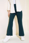 Dabıl İspanyol Paça Pantolon Zümrüt Yeşili thumbnail 2