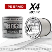 Mercan Pe Örgü Premium X4 ip 500m Misina - 4