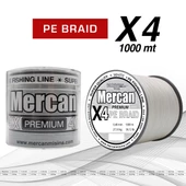 Mercan Pe Örgü Premium X4 ip 1000 m Misina - 10