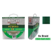 Mercan Pe Örgü Platinum X9 Yeşil İp 150m Makara Misina - 1