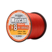 Mercan Pe Örgü Platinum X8 Turuncu ip 500m Misina - 8