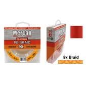 Mercan Pe Örgü Platinum X9 Turuncu İp 300m Makara Misina thumbnail 8