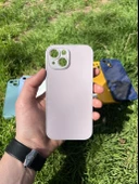 İphone 15 Uyumlu Parlak Premium Renkli Cam Telefon Kılıfı thumbnail 5