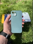 İphone 15 Uyumlu Parlak Premium Renkli Cam Telefon Kılıfı thumbnail 7