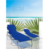 Ecm Proger KATLANIR KADEMELİ ŞEZLONG 2 'Lİ PAKET - MAVİ - 1