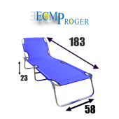 Ecm Proger KATLANIR KADEMELİ ŞEZLONG 2 'Lİ PAKET - MAVİ - 2