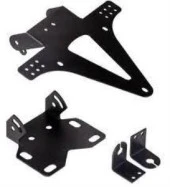 MOTOSİKLET KATLANIR PLAKALIK DEMİR SİYAH - 1