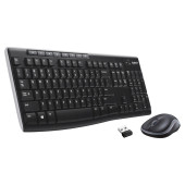 Logitech MK270 Kablosuz Türkçe Klavye Mouse Seti -  Siyah 920-004525 - 1