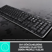 Logitech MK270 Kablosuz Türkçe Klavye Mouse Seti -  Siyah 920-004525 - 4