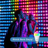 Şımart Akıllı RGB Led Bluetooth Ampul Gün Işığı/Beyaz - Akıllı Lamba - 5