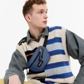 Eastpak Springer Powder Pilot Mavi Black Bel Çantası - 1