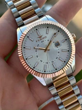 Ferro Çelik Kordon Takvimli 30 Mt Su Geçirmez Erkek Kol Saat EFM11288-E thumbnail 3