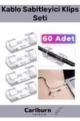 Özel Üretim Montaj Kötü Görüntü Engelleyici İz Bırakmaz Kablo Sabitleyici Klips Seti 60 Adet - 1