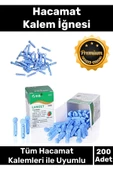 Profesyonel Özel Tüm Kalemlerle Uyumlu Şeker Parmak Delme Hacamat 200 Adet Kalem İğnesi - 4 Kutu - 1