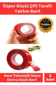 Özel Üretim Süper Güçlü İz Bırakmayan Çift Taraflı Akrilik Köpük Montaj Bandı 30mm X 5mt - 2 Adet - 1