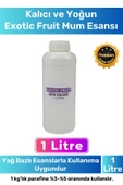 Özel Üretim Kalıcı Yoğun Yağ Bazlı Tüm Ürünlerle Kullanıma Uygun Exotic Fruit Mum Esansı 1 LT thumbnail 1