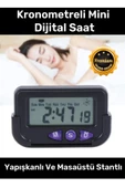 Özel Üretim Yapışkanlı Masaüstü Stantlı Ders Çalışmak Için Alarlı Kronometreli Mini Dijital Saat - 1