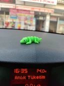 Otomobil Aksesuarı Dikiz Aynası Aksesuarı Dikiz Aynası Süsü Sevimli Timsah Tiny Alligator - 4