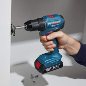 Bosch Professional GSR 185-Li 2.0 Ah + 3.0 Ah Çift Akülü Vidalama Makinesi Ve Ph2/25 Bits Uç - 4