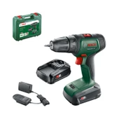 Bosch Universaldrill 18V  2 Akü 1,5 Ah Akülü Matkap Vidalama - 06039D4002 - 1
