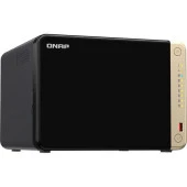 QNAP TURBONAS TS-664-8G 8GB 6 BAY 2x2.5GLAN NAS DEPOLAMA ÜNİTESİ - 1