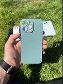 İphone 15 Pro Uyumlu Parlak Premium Renkli Cam Telefon Kılıfı thumbnail 11