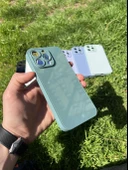 İphone 15 Pro Uyumlu Parlak Premium Renkli Cam Telefon Kılıfı thumbnail 12