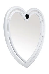 Dekoratif Kalp Plastik Tek Ayna - 1