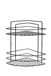 2 Raflı Siyah Köşelik - 1