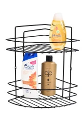 2 Raflı Siyah Köşelik - 2