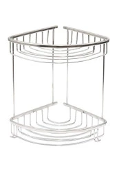 Oval Dalgalı 2 Katlı Köşelik Paslanmaz 20*20 Cm - 1