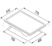 Franke FRSM 774 C TOD BK Elektrikli Cam Ocak Siyah - 2
