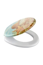 Süngerli Klozet Kapağı Desenli - 1