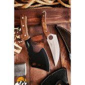2 Li Outdoor Balta Bıçak Set Kamp Baltası Bıçak Bıçağı Budama Baltası LZBÇK1 - 1