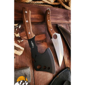 2 Li Outdoor Balta Bıçak Set Kamp Baltası Bıçak Bıçağı Budama Baltası LZBÇK1 - 2