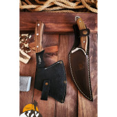 2 Li Outdoor Balta Bıçak Set Kamp Baltası Bıçak Bıçağı Budama Baltası LZBÇK1 - 5