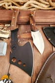2 Li Outdoor Balta Bıçak Seti Kamp Baltası Bıçağı Budama Baltası BLTX11 - 4