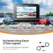 70mai A810 + RC12 Ön ve Arka Araç İçi Kamera Seti - 6