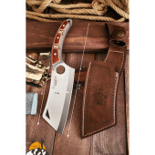 Outdoor Piknik Kamp Bıçağı Bıçak Çakısı Mutfak Bıçak Kılıflı El Yapımı ( OUT100X ) - 6