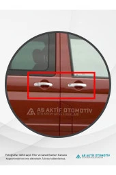Volkswagen Transporter T5 Van Kapı Kolu (4 Kapı) 4 parça 2003 ve Üzeri Krom Paslanmaz Çelik - 3