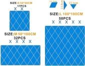 Yapışkanlı Dekoratif Akrilik Ayna Siyah ( 17 Parça ) - 2