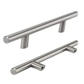 Mobilya Mutfak Çekmece Dolap Kapak Kulpu Kulbu 160 mm İnox Metal Kulp thumbnail 5