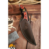 Outdoor Piknik Kamp Bıçağı Bıçak Çakısı Mutfak Bıçak Kılıflı El Yapımı ( Verzalit Sap ) - 6