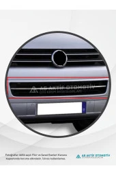 Volkswagen Transporter T5 Van Ön Tampon Çıtası 2003-2010 Krom Paslanmaz Çelik - 3