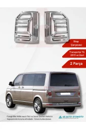 Volkswagen Transporter T6 Van Stop Çerçevesi 2 Parça 2015 ve Üzeri Abs Krom - 1